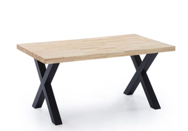 MESA COMEDOR FIJA X-LOFT ROBLE / NEGRO