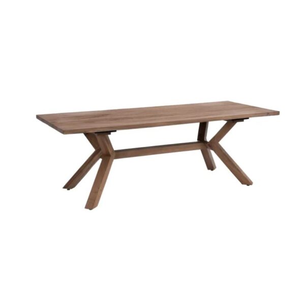 MESA COMEDOR REDOZAN DISEÑO MADERA DE SUAR NATURAL - Imagen 3