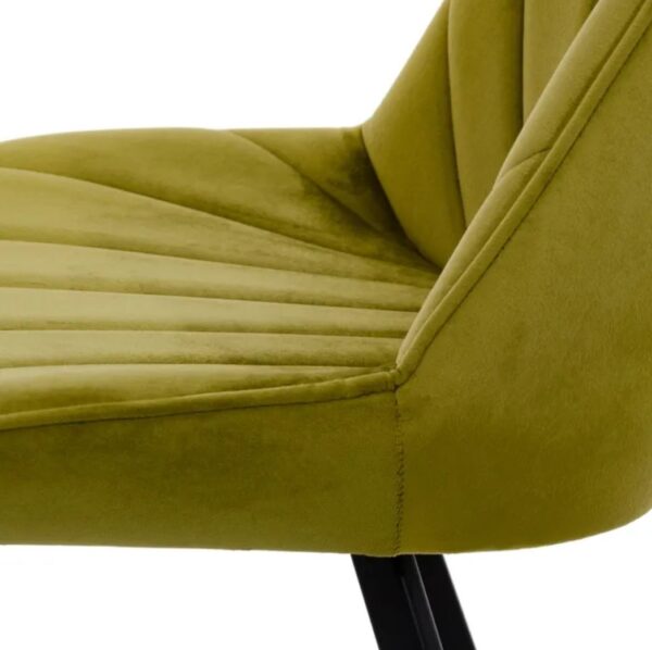 SILLA TERCIOPELO VERDE (PACK 4UDS) - Imagen 5