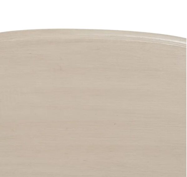 MESA AUXILIAR DISEÑO BARROCO MADERA DE MANGO BLANCA - Imagen 4