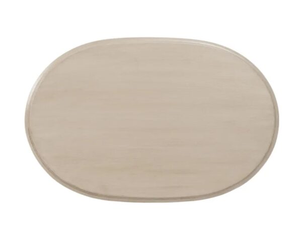 MESA AUXILIAR DISEÑO BARROCO MADERA DE MANGO BLANCA - Imagen 6