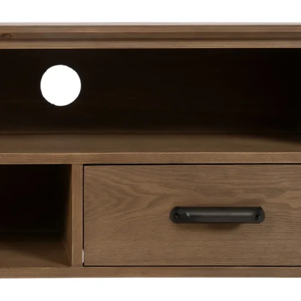 MUEBLE TV NATURAL NEGRO - MADERA METAL - Imagen 6