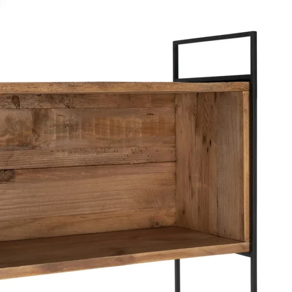 ESTANTERÍA NATURAL MADERA-HIERRO SALÓN - Imagen 5