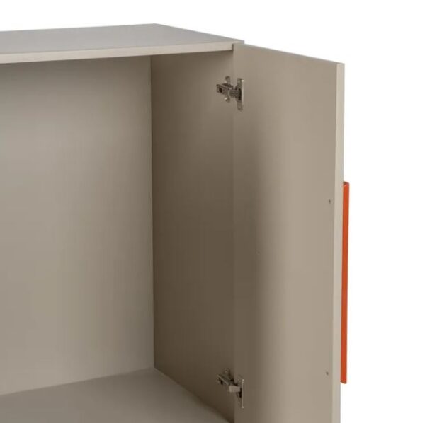 ARMARIO NECTO TAUPE DM-METAL SALÓN - Imagen 8