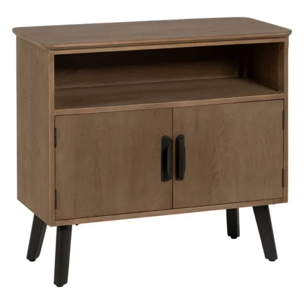 MUEBLE RECIBIDOR NATURAL-NEGRO