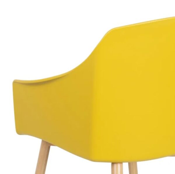 SILLA AMARILLO PP/METAL (PACK 4UDS) - Imagen 8