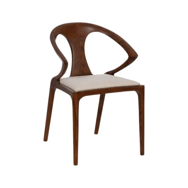 SILLA MIEL TEJIDO MADERA COMEDOR