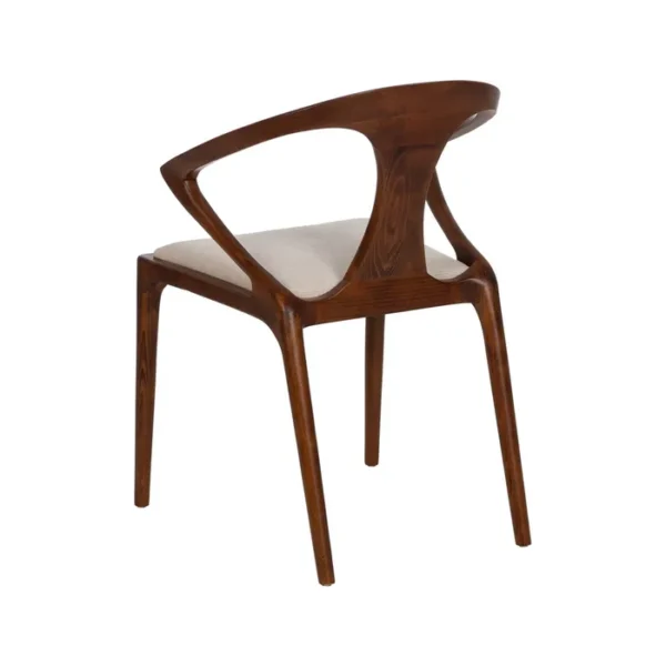 SILLA MIEL TEJIDO MADERA COMEDOR - Imagen 5