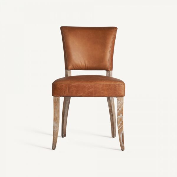 SILLA CLASICA PIEL MARRON - Imagen 3