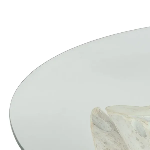 MESA COMEDOR BLANCO ROZADO 140 X 140 X 75 CM - Imagen 3