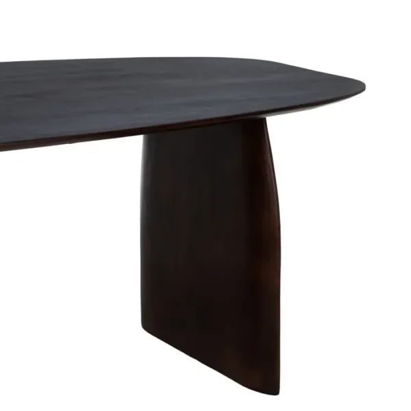 MESA COMEDOR MARRÓN MADERA DE MANGO 200 X 100 X 76 CM - Imagen 6