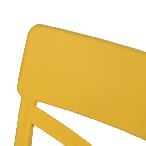 SILLA AMARILLO POLIPROPILENO CONTRACT 44 X 51 X 84 CM (PACK DE 4) - Imagen 7