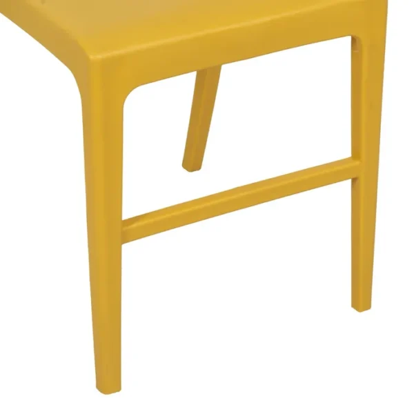 SILLA AMARILLO POLIPROPILENO CONTRACT 44 X 51 X 84 CM (PACK DE 4) - Imagen 9