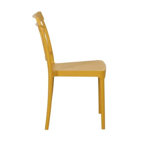 SILLA AMARILLO POLIPROPILENO CONTRACT 42 X 54 X 83 CM (PACK DE 4) - Imagen 3