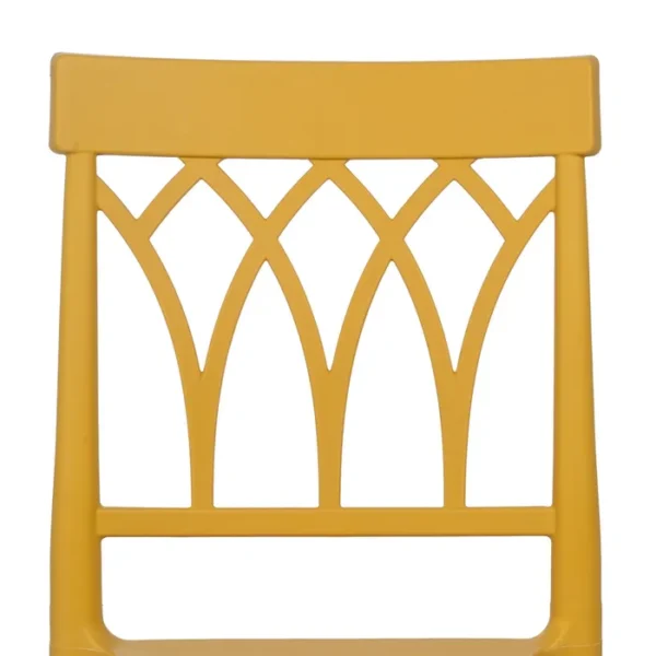 SILLA AMARILLO POLIPROPILENO CONTRACT 42 X 54 X 83 CM (PACK DE 4) - Imagen 5