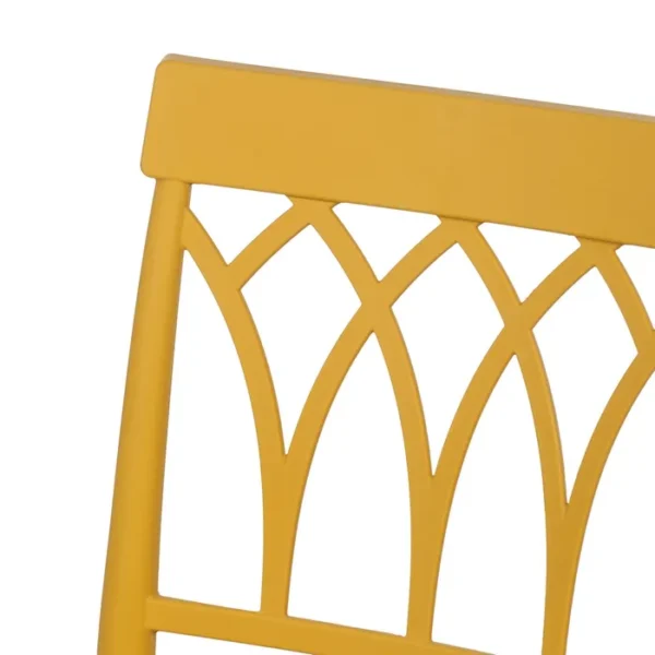 SILLA AMARILLO POLIPROPILENO CONTRACT 42 X 54 X 83 CM (PACK DE 4) - Imagen 6