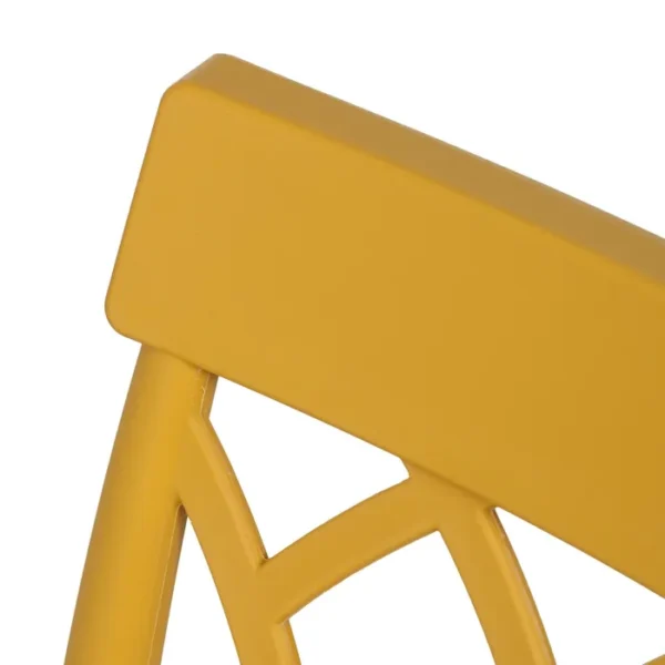 SILLA AMARILLO POLIPROPILENO CONTRACT 42 X 54 X 83 CM (PACK DE 4) - Imagen 7