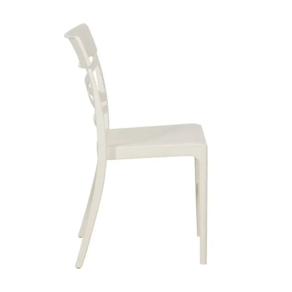 SILLA BLANCO POLIPROPILENO CONTRACT 42 X 54 X 83 CM (PACK DE 4) - Imagen 11